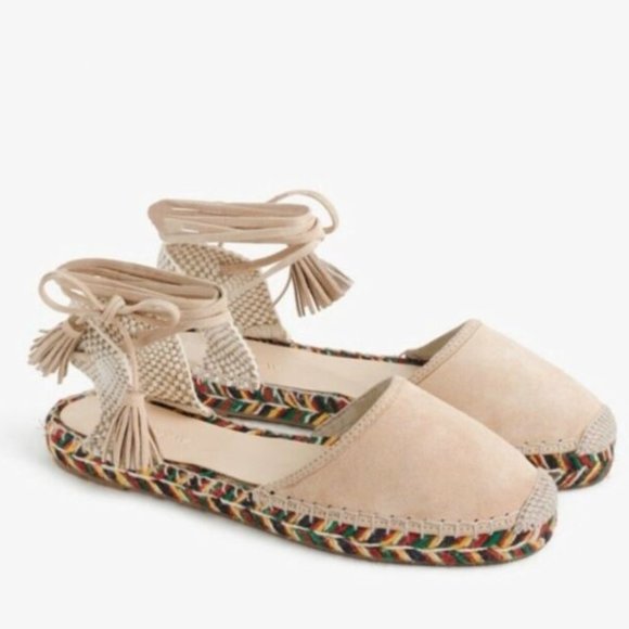 J. Crew Shoes - J Crew BAJA Suede Desert Canyon Espadrilles NWOT